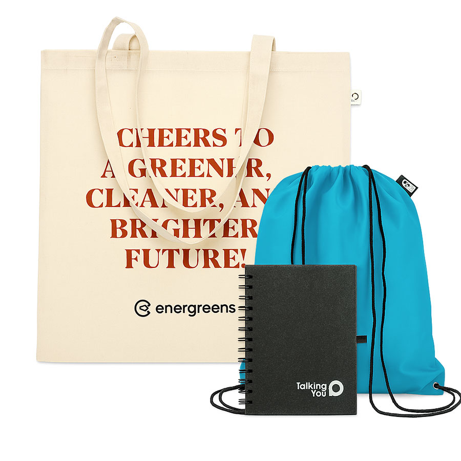 materiales reciclados en regalos promocionales